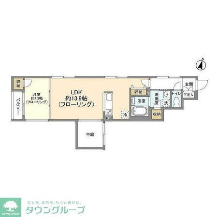 Nemo柿の木坂の物件間取画像